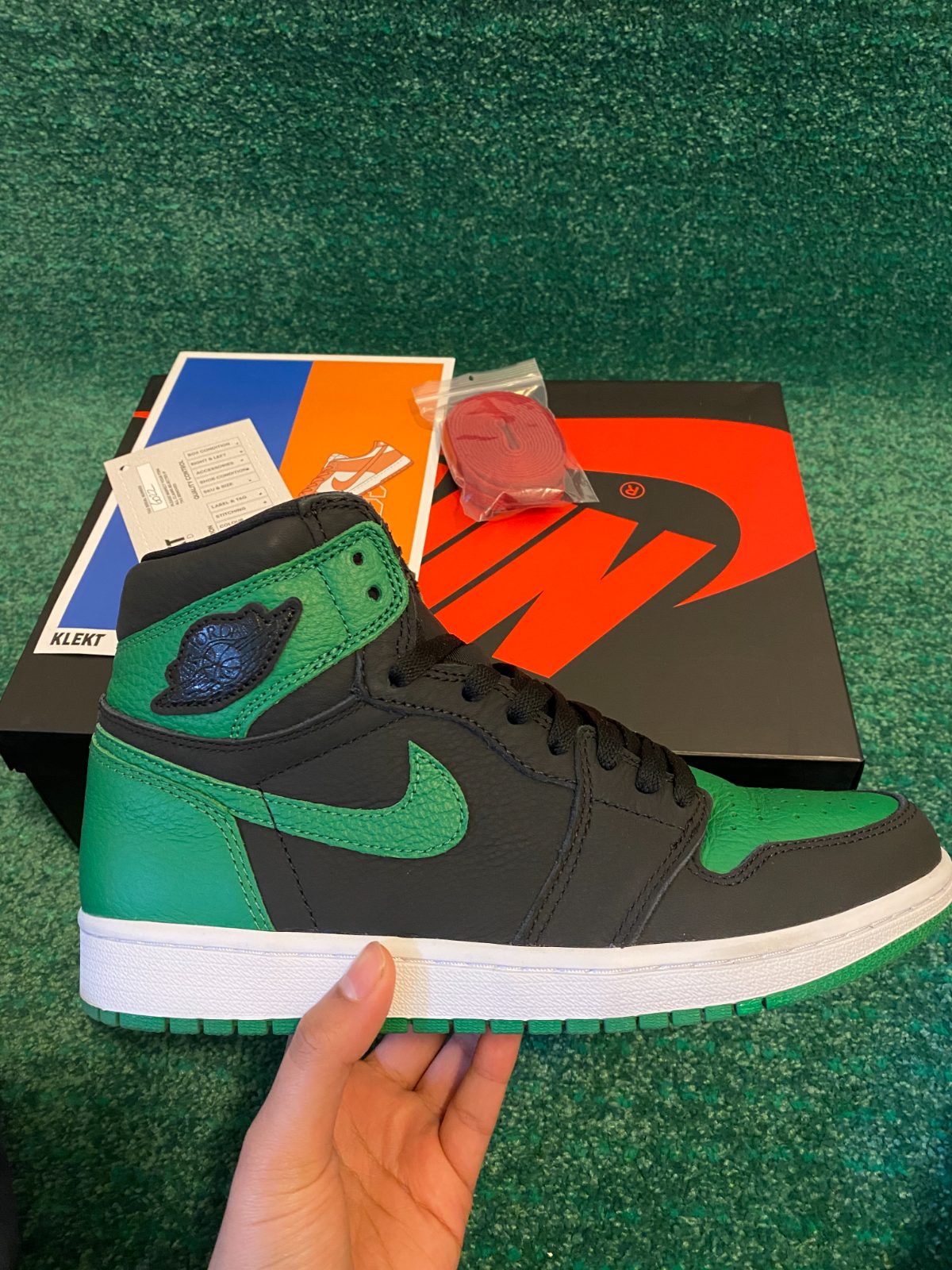 Jordan 1 high pine green